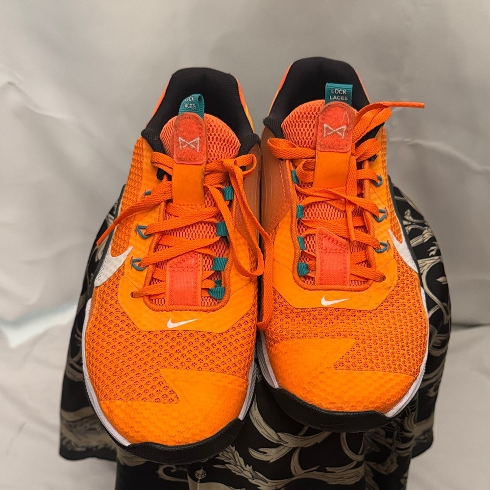 Nike Men's Vibrant Orange Athletic Shoes - Picture 3 of 11